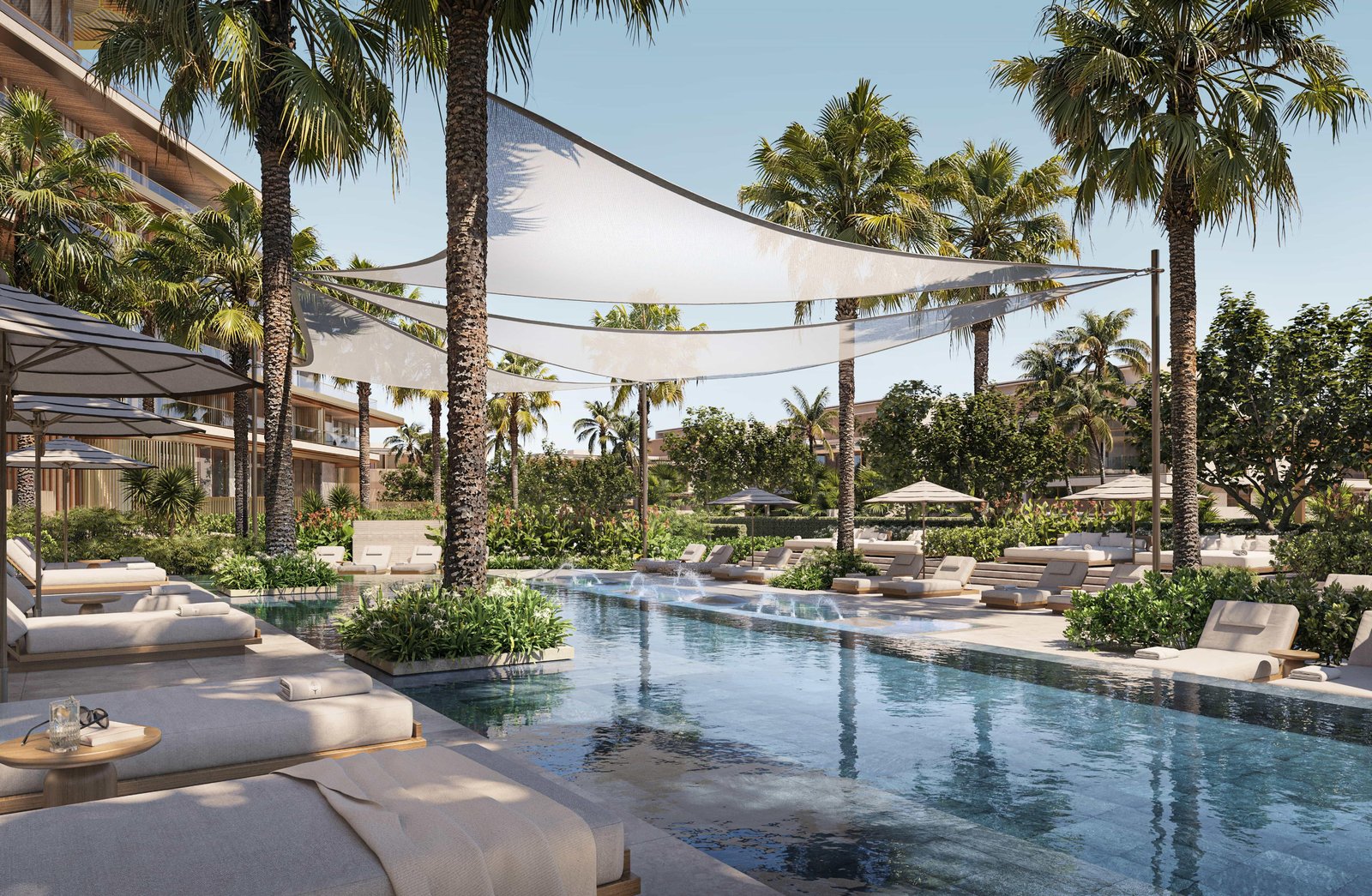 Contemporary coastal mansion at Saadiyat Island waterfront community